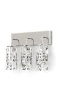 Lagan Bathroom Lights Marquis Contemporary Crystal Wall Lights