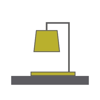 Nur Brown Oxide Table Lamps Mantra Contemporary Table Lamps