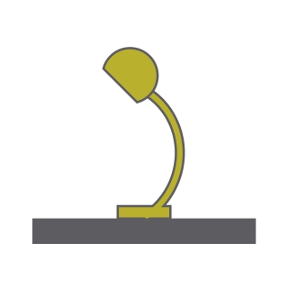 Cidal Table Lamps Mantra Fusion Desk Lamp